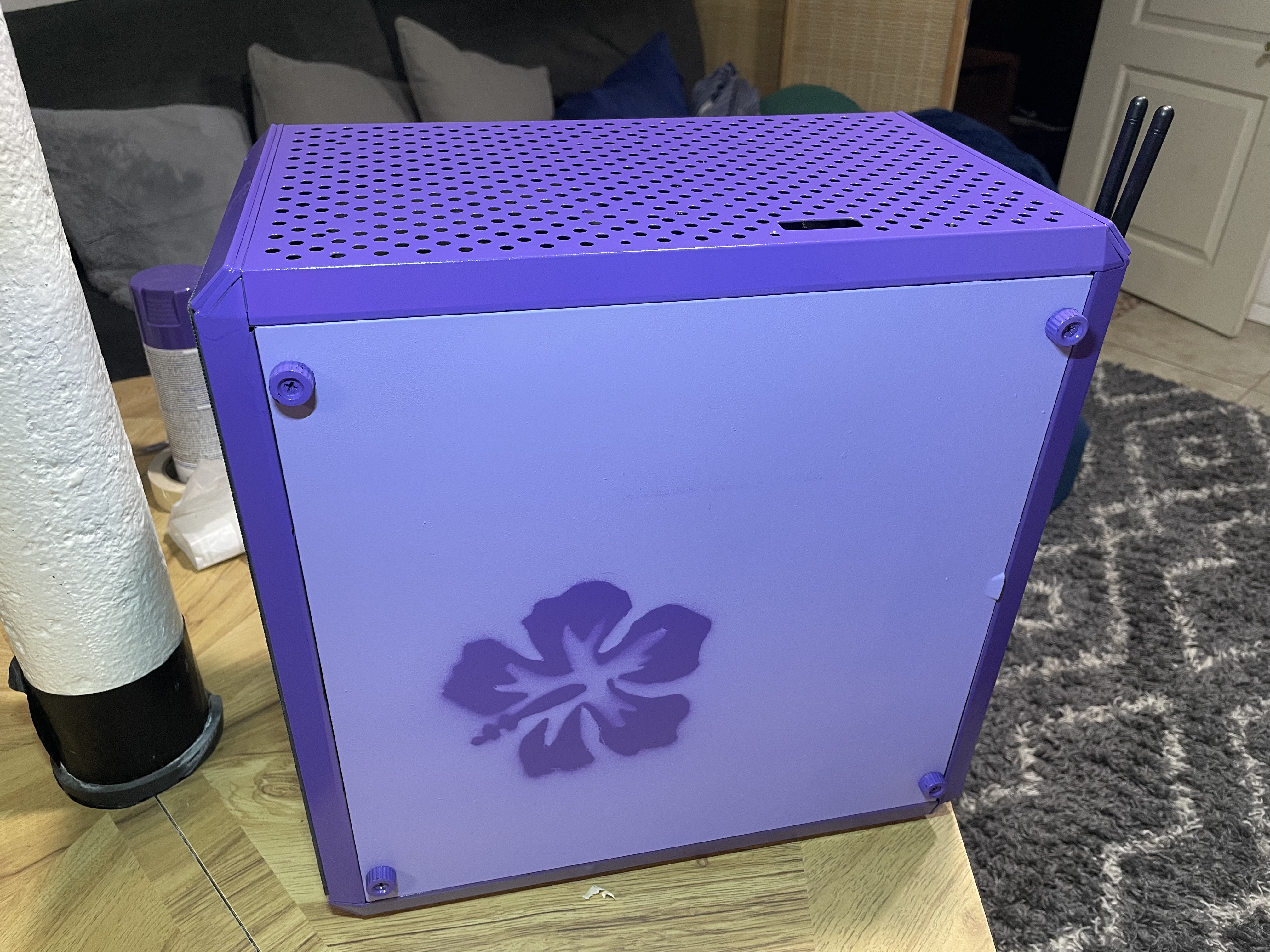 Purple Flower build case