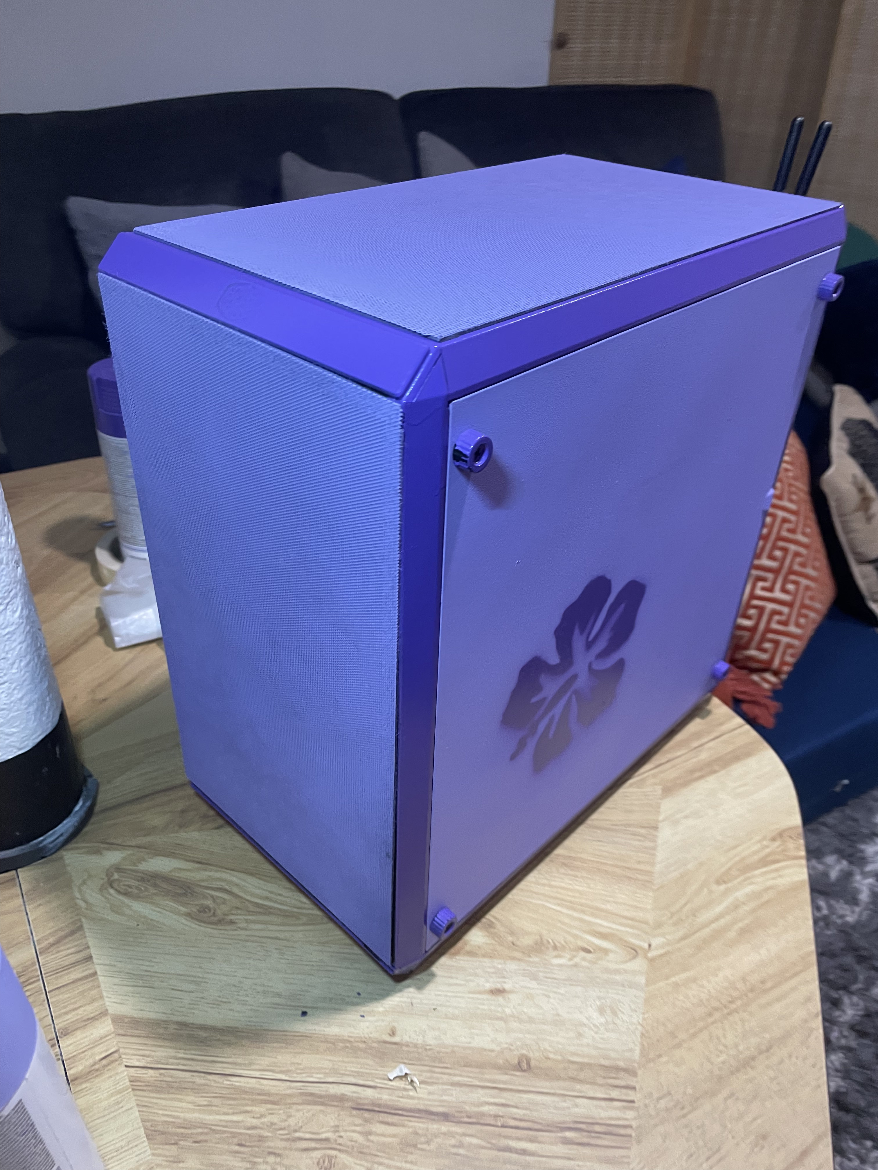 Purple Flower build case second view